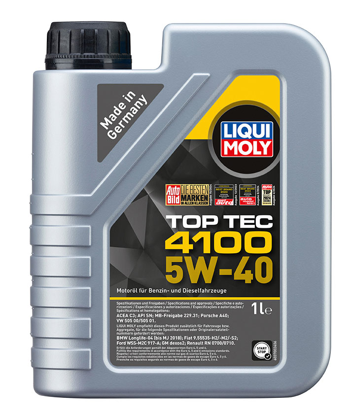 Motorový olej top tec 4100 5w-40