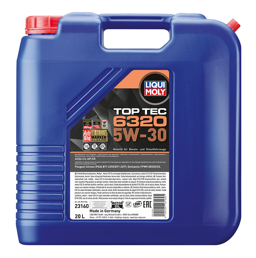 Motorový olej top tec 6320 5w-30 LIQUI MOLY 23160